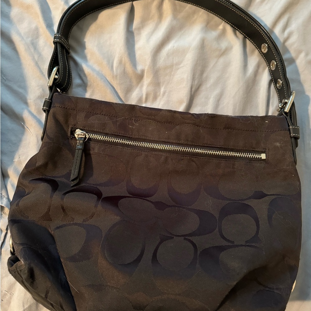 Authentic black coach bag